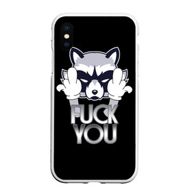 Чехол для iPhone XS Max матовый с принтом Енот в Кировске, Силикон | Область печати: задняя сторона чехла, без боковых панелей | енот | животные | лапы | природа