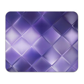 Коврик прямоугольный с принтом Фиолетовые грани в Кировске, натуральный каучук | размер 230 х 185 мм; запечатка лицевой стороны | Тематика изображения на принте: абстракция | геометрия | квадрат | текстура | фиолетовый