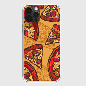 Чехол для iPhone 12 Pro Max с принтом Пицца в Кировске, Силикон |  | pattern | pizza | еда | пицца | узор