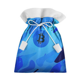 Подарочный 3D мешок с принтом Blue Sea Camo Bitcoin в Кировске, 100% полиэстер | Размер: 29*39 см | blue | camo | camouflage | coin | crypto | currency | ethereum | litecoin | mining | token | биткоин | биток | камо | камуфляж | крипта | крипто | криптовалюта | лайткоин | майнинг | ферма | эфир