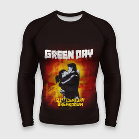 Мужской рашгард 3D с принтом Поцелуй Green Day в Кировске,  |  | american idiot | green day | альтернативный | билли джо армстронг | грин дей | группа | зелёный день | майк дёрнт | музыка | панк | поп | поппанк | поцелуй | рок | стена | тре кул