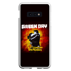 Чехол для Samsung S10E с принтом Поцелуй Green Day в Кировске, Силикон | Область печати: задняя сторона чехла, без боковых панелей | american idiot | green day | альтернативный | билли джо армстронг | грин дей | группа | зелёный день | майк дёрнт | музыка | панк | поп | поппанк | поцелуй | рок | стена | тре кул