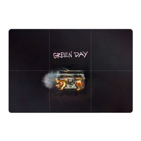 Магнитный плакат 3Х2 с принтом Green Day магнитофон в огне в Кировске, Полимерный материал с магнитным слоем | 6 деталей размером 9*9 см | american idiot | green day | альтернативный | билли джо армстронг | грин дей | группа | зелёный день | майк дёрнт | музыка | панк | поп | поппанк | рок | тре кул