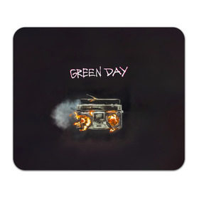 Коврик прямоугольный с принтом Green Day магнитофон в огне в Кировске, натуральный каучук | размер 230 х 185 мм; запечатка лицевой стороны | american idiot | green day | альтернативный | билли джо армстронг | грин дей | группа | зелёный день | майк дёрнт | музыка | панк | поп | поппанк | рок | тре кул