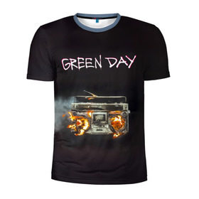 Мужская футболка 3D спортивная с принтом Green Day магнитофон в огне в Кировске, 100% полиэстер с улучшенными характеристиками | приталенный силуэт, круглая горловина, широкие плечи, сужается к линии бедра | Тематика изображения на принте: american idiot | green day | альтернативный | билли джо армстронг | грин дей | группа | зелёный день | майк дёрнт | музыка | панк | поп | поппанк | рок | тре кул