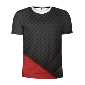 Мужская футболка 3D спортивная с принтом Abstract lines в Кировске, 100% полиэстер с улучшенными характеристиками | приталенный силуэт, круглая горловина, широкие плечи, сужается к линии бедра | абстракция | геометрия | линия | сетка | текстура