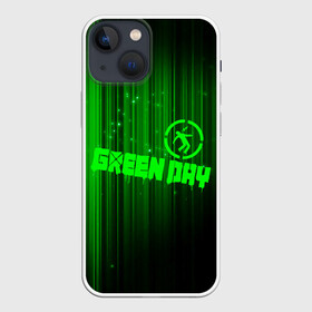 Чехол для iPhone 13 mini с принтом Green Day лучи в Кировске,  |  | american idiot | green day | альтернативный | билли джо армстронг | грин дей | группа | зелёный день | майк дёрнт | музыка | надпись | панк | поп | поппанк | рок | тре кул