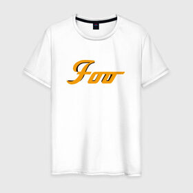 Мужская футболка хлопок с принтом foo fighters в Кировске, 100% хлопок | прямой крой, круглый вырез горловины, длина до линии бедер, слегка спущенное плечо. | 