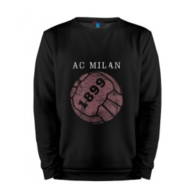 Мужской свитшот хлопок с принтом AC Milan - 1899 Vintage (2018) в Кировске, 100% хлопок |  | Тематика изображения на принте: 