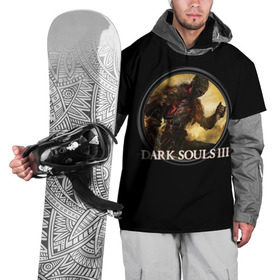 Накидка на куртку 3D с принтом Dark Souls в Кировске, 100% полиэстер |  | 
