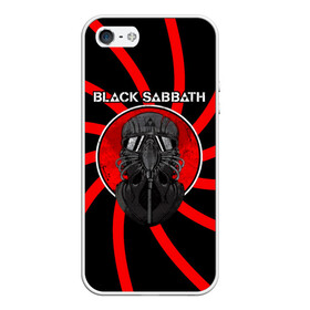 Чехол для iPhone 5/5S матовый с принтом Солдат Black Sabbath в Кировске, Силикон | Область печати: задняя сторона чехла, без боковых панелей | Тематика изображения на принте: black sabbath | ozzy osbourne | альбом | билл уорд | гизер батлер | группа | летчик | метал | музыка | надпись | оззи | осборн | песни | рок | тони айомми | хард рок | хеви метал | шлем