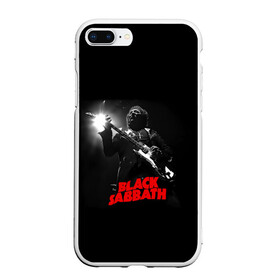 Чехол для iPhone 7Plus/8 Plus матовый с принтом Black Sabbath в Кировске, Силикон | Область печати: задняя сторона чехла, без боковых панелей | black sabbath | ozzy osbourne | билл уорд | гизер батлер | гитара | группа | метал | музыка | надпись | оззи | осборн | песни | рок | солист | тони айомми | хард рок | хеви метал