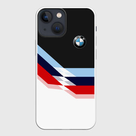 Чехол для iPhone 13 mini с принтом BMW M SPORT в Кировске,  |  | bmw | bmw motorsport | bmw performance | carbon | m | motorsport | performance | sport | бмв | карбон | моторспорт | спорт