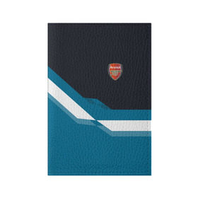 Обложка для паспорта матовая кожа с принтом Арсенал / FC Arsenal 2018 #1 в Кировске, натуральная матовая кожа | размер 19,3 х 13,7 см; прозрачные пластиковые крепления | fc | геометрия | эмблема