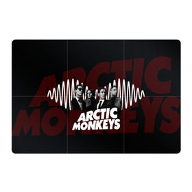Магнитный плакат 3Х2 с принтом Группа Arctic Monkeys в Кировске, Полимерный материал с магнитным слоем | 6 деталей размером 9*9 см | алекс тёрнер | арктик | арктические мартышки | гаражный | группа | дж ейми кук | инди рок | манкис | музыка | мэтт хелдер | ник о мэлли | обезьяна | постпанк ривайвл | психоделический | рок