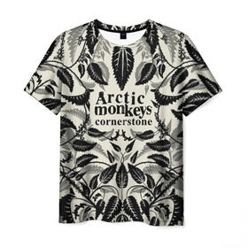 Мужская футболка 3D с принтом Arctic Monkeys природа в Кировске, 100% полиэфир | прямой крой, круглый вырез горловины, длина до линии бедер | алекс тёрнер | арктик | арктические мартышки | гаражный | группа | джейми кук | инди рок | манкис | музыка | мэтт хелдер | ник о мэлли | обезьяна | постпанк ривайвл | психоделический | рок
