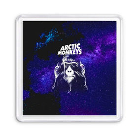 Магнит 55*55 с принтом Arctic Monkeys в Кировске, Пластик | Размер: 65*65 мм; Размер печати: 55*55 мм | алекс тёрнер | арктик | арктические мартышки | гаражный | группа | джейми кук | инди рок | манкис | музыка | мэтт хелдер | ник о мэлли | обезьяна | постпанк ривайвл | психоделический | рок