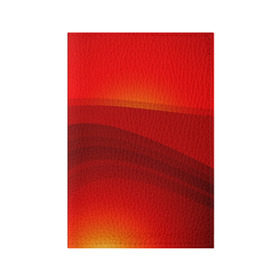 Обложка для паспорта матовая кожа с принтом Red line Fire в Кировске, натуральная матовая кожа | размер 19,3 х 13,7 см; прозрачные пластиковые крепления | Тематика изображения на принте: fire | абстракция | геометрия | красный | линии | огонь | пекло | полосы | узоры | ярость