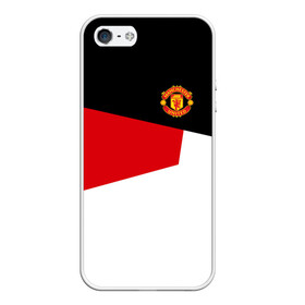 Чехол для iPhone 5/5S матовый с принтом Manchester United 2018 #12 в Кировске, Силикон | Область печати: задняя сторона чехла, без боковых панелей | Тематика изображения на принте: emirates | fc | manchester united | абстракция | геометрия | зож | клуб | линии | манчестер юнайтед | модные | мяч | россии | спорт | спортивные | стиль | тренды | футбол | футбольный клуб | экстрим | эмблема