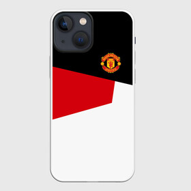 Чехол для iPhone 13 mini с принтом Manchester United 2018 12 в Кировске,  |  | emirates | fc | manchester united | абстракция | геометрия | зож | клуб | линии | манчестер юнайтед | модные | мяч | россии | спорт | спортивные | стиль | тренды | футбол | футбольный клуб | экстрим | эмблема