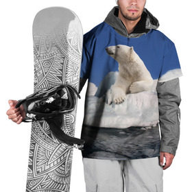 Накидка на куртку 3D с принтом Арктика в Кировске, 100% полиэстер |  | Тематика изображения на принте: animals | bear | ice | nature | polar bear | power | travel | белый медведь | животные | лёд | медведь | природа | путешествия | сила | снег