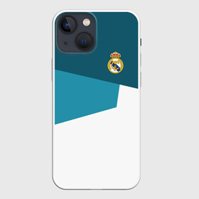 Чехол для iPhone 13 mini с принтом Real Madrid 2018 5 в Кировске,  |  | fc | football | football club | real madrid | sport | реал мадрид | спорт | спортивные | униформа | фк | футбол | футбольный клуб