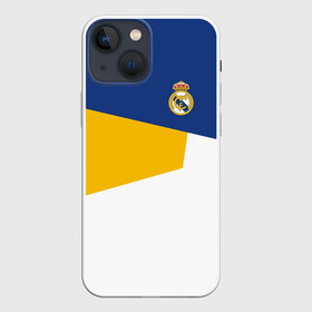 Чехол для iPhone 13 mini с принтом REAL MADRID GEOMETRY SPORT в Кировске,  |  | emirates | fc | real madrid | клуб | мяч | реал мадрид