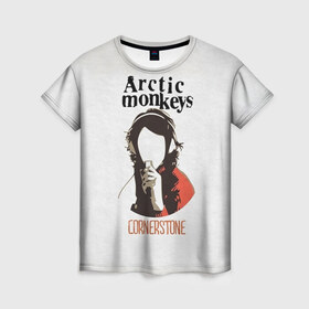 Женская футболка 3D с принтом Arctic Monkeys cornerstone в Кировске, 100% полиэфир ( синтетическое хлопкоподобное полотно) | прямой крой, круглый вырез горловины, длина до линии бедер | алекс тёрнер | арктик | арктические мартышки | гаражный | группа | джейми кук | инди рок | манкис | музыка | мэтт хелдер | ник о мэлли | обезьяна | постпанк ривайвл | психоделический | рок