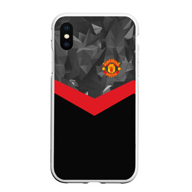 Чехол для iPhone XS Max матовый с принтом Manchester United 2018 #14 в Кировске, Силикон | Область печати: задняя сторона чехла, без боковых панелей | emirates | fc | manchester united | абстракция | геометрия | зож | клуб | линии | манчестер юнайтед | модные | мяч | россии | спорт | спортивные | стиль | тренды | футбол | футбольный клуб | экстрим | эмблема