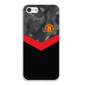 Чехол для iPhone 5/5S матовый с принтом Manchester United 2018 #14 в Кировске, Силикон | Область печати: задняя сторона чехла, без боковых панелей | emirates | fc | manchester united | абстракция | геометрия | зож | клуб | линии | манчестер юнайтед | модные | мяч | россии | спорт | спортивные | стиль | тренды | футбол | футбольный клуб | экстрим | эмблема