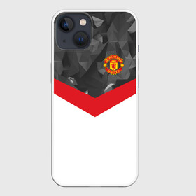 Чехол для iPhone 13 с принтом Manchester United 2018 16 в Кировске,  |  | emirates | fc | manchester united | абстракция | геометрия | зож | клуб | линии | манчестер юнайтед | модные | мяч | россии | спорт | спортивные | стиль | тренды | футбол | футбольный клуб | экстрим | эмблема