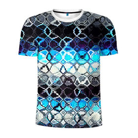 Мужская футболка 3D спортивная с принтом frost psychedelic в Кировске, 100% полиэстер с улучшенными характеристиками | приталенный силуэт, круглая горловина, широкие плечи, сужается к линии бедра | 