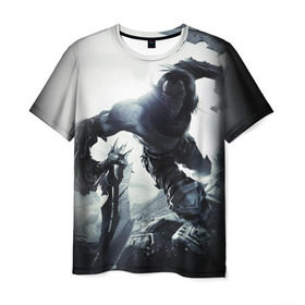 Мужская футболка 3D с принтом Darksiders 2 в Кировске, 100% полиэфир | прямой крой, круглый вырез горловины, длина до линии бедер | darksiders