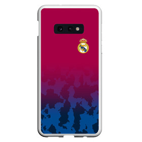 Чехол для Samsung S10E с принтом Real Madrid 2018 Military 2 в Кировске, Силикон | Область печати: задняя сторона чехла, без боковых панелей | Тематика изображения на принте: emirates | fc | real madrid | клуб | реал мадрид