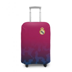 Чехол для чемодана 3D с принтом Real Madrid 2018 Military 2 в Кировске, 86% полиэфир, 14% спандекс | двустороннее нанесение принта, прорези для ручек и колес | emirates | fc | real madrid | клуб | реал мадрид