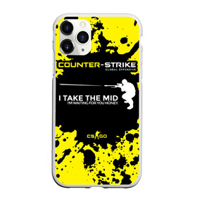 Чехол для iPhone 11 Pro матовый с принтом Counter-Strike Go Mid в Кировске, Силикон |  | Тематика изображения на принте: cs go | global offensive | контр страйк | шутер