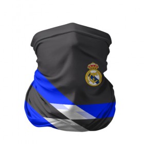 Бандана-труба 3D с принтом Real Madrid 2018 в Кировске, 100% полиэстер, ткань с особыми свойствами — Activecool | плотность 150‒180 г/м2; хорошо тянется, но сохраняет форму | Тематика изображения на принте: реал мадрид | эмблема