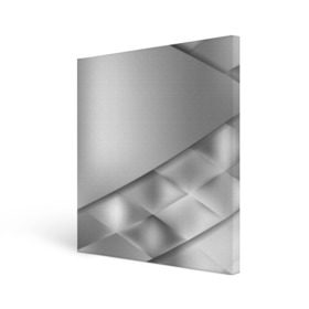 Холст квадратный с принтом Grey rhombuses в Кировске, 100% ПВХ |  | grey | абстракция | геометрия | ромб | текстура