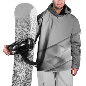 Накидка на куртку 3D с принтом Grey rhombuses в Кировске, 100% полиэстер |  | grey | абстракция | геометрия | ромб | текстура