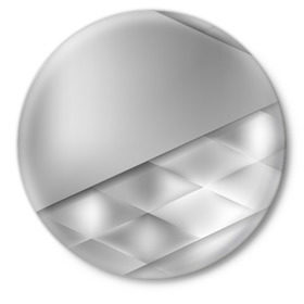 Значок с принтом Grey rhombuses в Кировске,  металл | круглая форма, металлическая застежка в виде булавки | grey | абстракция | геометрия | ромб | текстура