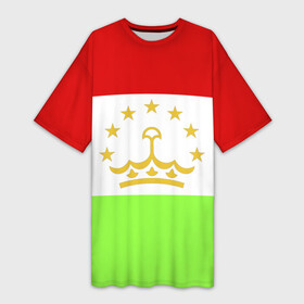 Платье-футболка 3D с принтом Флаг Таджикистана в Кировске,  |  | Тематика изображения на принте: парчами точикистон | таджикистан | точикистон | флаг | флаг таджикистана