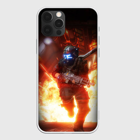 Чехол для iPhone 12 Pro с принтом Titanfall в Кировске, силикон | область печати: задняя сторона чехла, без боковых панелей | мех | мехи | пилот | пилоты | спектр | спектры | титан