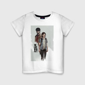 Детская футболка хлопок с принтом The Last of Us в Кировске, 100% хлопок | круглый вырез горловины, полуприлегающий силуэт, длина до линии бедер | 