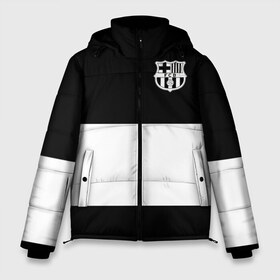 Мужская зимняя куртка 3D с принтом FC Barcelona Black Collection в Кировске, верх — 100% полиэстер; подкладка — 100% полиэстер; утеплитель — 100% полиэстер | длина ниже бедра, свободный силуэт Оверсайз. Есть воротник-стойка, отстегивающийся капюшон и ветрозащитная планка. 

Боковые карманы с листочкой на кнопках и внутренний карман на молнии. | Тематика изображения на принте: black collection | fc | fc barcelona | fcb | fly emirates | ronaldo | барселона | зож | клуб | линии | месси | модные | мяч | реал мадрид | спорт | спортивные | тренды | футбол | футбольный клуб | эмблема