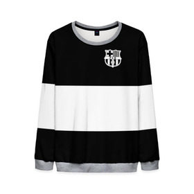 Мужской свитшот 3D с принтом FC Barcelona Black Collection в Кировске, 100% полиэстер с мягким внутренним слоем | круглый вырез горловины, мягкая резинка на манжетах и поясе, свободная посадка по фигуре | black collection | fc | fc barcelona | fcb | fly emirates | ronaldo | барселона | зож | клуб | линии | месси | модные | мяч | реал мадрид | спорт | спортивные | тренды | футбол | футбольный клуб | эмблема