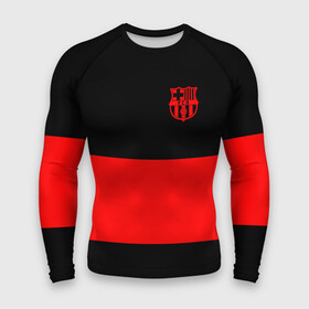 Мужской рашгард 3D с принтом FC Barcelona Black Collection в Кировске,  |  | black collection | fc | fc barcelona | fcb | fly emirates | ronaldo | барселона | зож | клуб | линии | месси | модные | мяч | реал мадрид | спорт | спортивные | тренды | футбол | футбольный клуб | эмблема