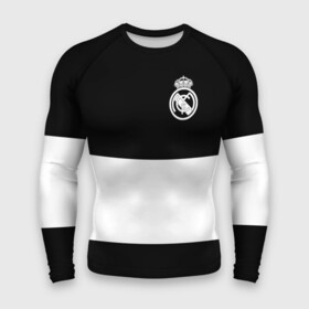 Мужской рашгард 3D с принтом Real Madrid Black Collection в Кировске,  |  | emirates | fc | real madrid | клуб | мяч | реал мадрид