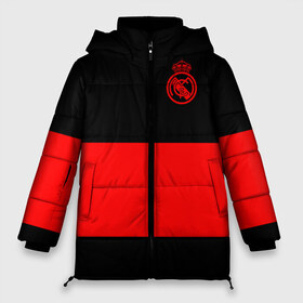 Женская зимняя куртка 3D с принтом Real Madrid Black Collection в Кировске, верх — 100% полиэстер; подкладка — 100% полиэстер; утеплитель — 100% полиэстер | длина ниже бедра, силуэт Оверсайз. Есть воротник-стойка, отстегивающийся капюшон и ветрозащитная планка. 

Боковые карманы с листочкой на кнопках и внутренний карман на молнии | emirates | fc | real madrid | клуб | мяч | реал мадрид