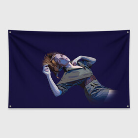 Флаг-баннер с принтом Scarlett Johansson в Кировске, 100% полиэстер | размер 67 х 109 см, плотность ткани — 95 г/м2; по краям флага есть четыре люверса для крепления | scarlett johansson | скарлет йохансон | скарлетт йоханссон