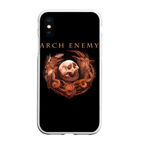 Чехол для iPhone XS Max матовый с принтом Arch Enemy в Кировске, Силикон | Область печати: задняя сторона чехла, без боковых панелей | alissa white gluz | arch enemy | алисса уайт глаз | арч энеми